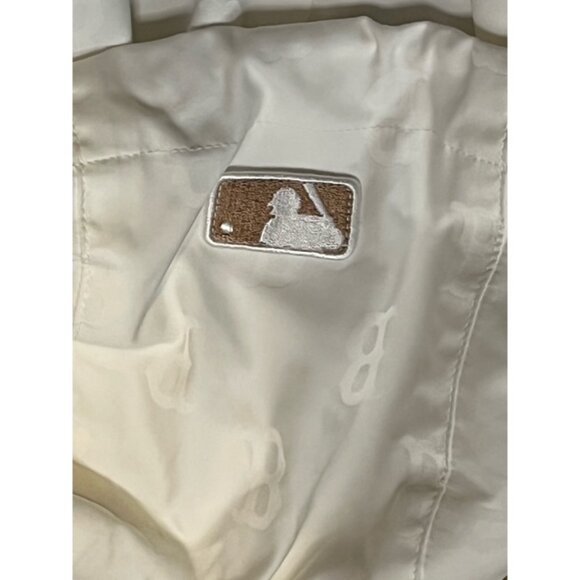 Boston Red Sox MLB Korea Genuine Merchandise White Monogram Jacket Size M K POP - Picture 9 of 9